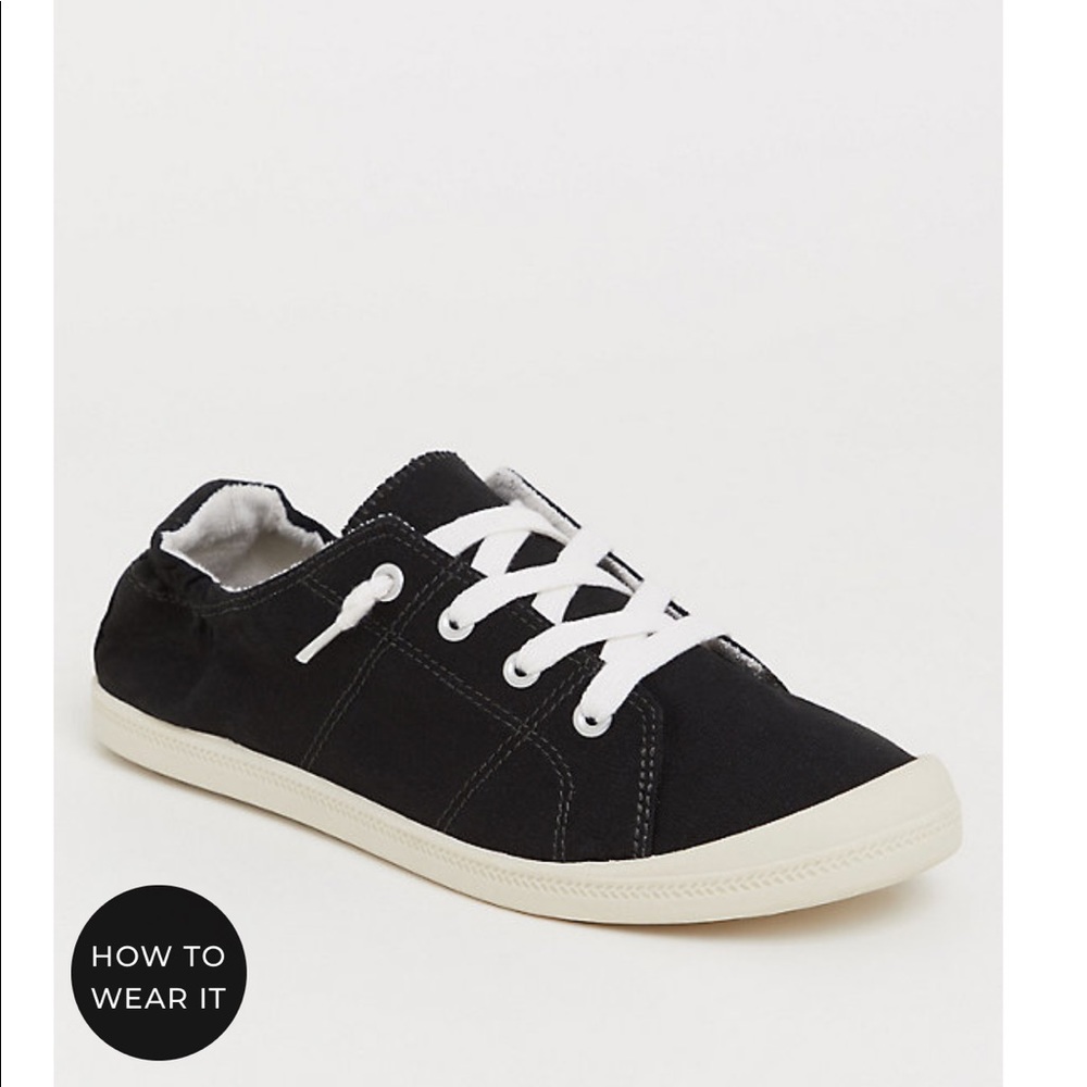 Torrid Black Ruched Sneaker (WW)